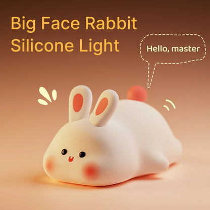 Cute Squishy Rabbit Night Lamp