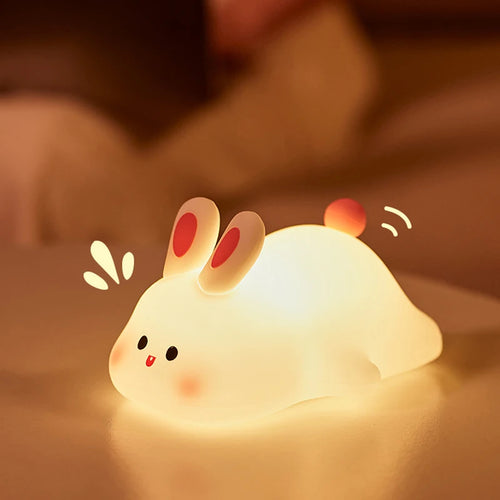 Cute Squishy Rabbit Night Lamp