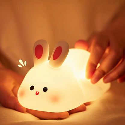 Cute Squishy Rabbit Night Lamp