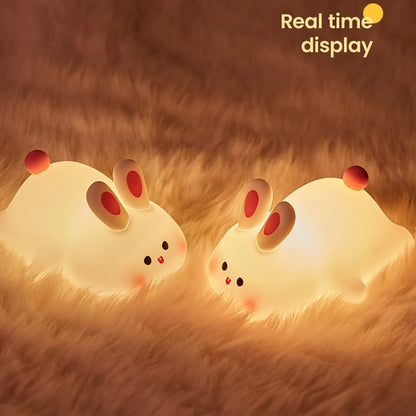 Cute Squishy Rabbit Night Lamp